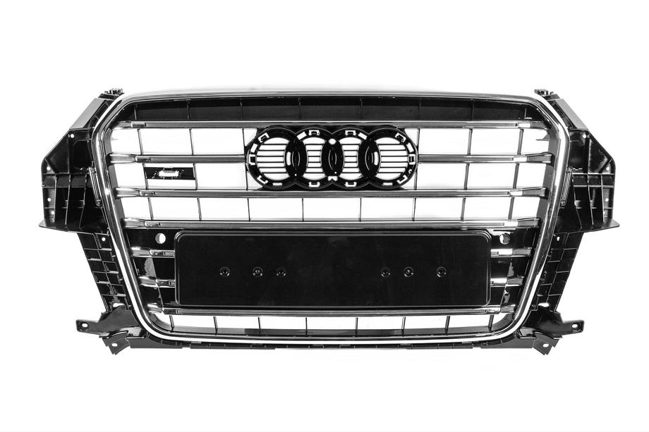Audi Q3 2011-2019 Parrilla delantera SQ3 (2011-2015, negro con cromado) Image