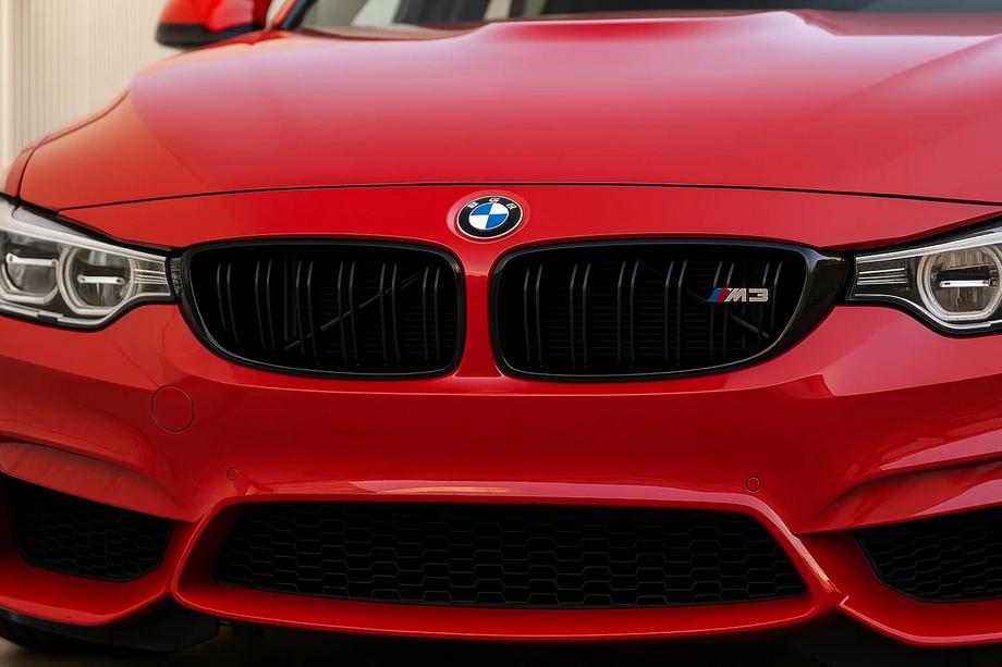 BMW 3 Series F30/F31 2012-2019 Riñoneras M-Look (para M3 F80, Negro Mate) Foto 2