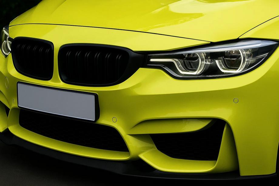 BMW 3 Series F30/F31 2012-2019 Riñoneras M-Look (para M3 F80, Negro Mate) Foto 1
