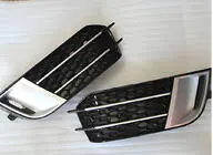 Audi A1 2010-2018 Rejillas de faros antiniebla RS-Style (2010-2014, 2 uds, Negro con Gris) foto 1