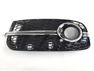 Audi Q5 2008-2017 Rejillas de faros antiniebla RS-Style (2013-2017, 2 uds, Negro con Cromo) foto 2