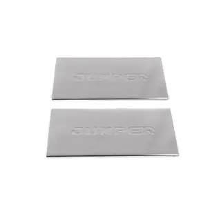Protecciones de umbral interior Carmos V1 (2 uds, acero inoxidable) foto 1