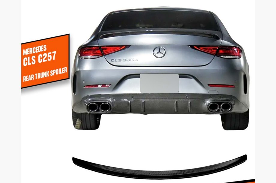 Mercedes CLS C257 2018- Alerón DPT (Negro Brillante) Image