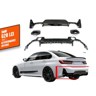 Difusor trasero con salidas DPT (2022+, M-Performance) foto 1