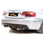 BMW 3 Series E92/E93 2006–2013 Difusor Trasero de Parachoques DPT (para E92 M-Sport, Negro Brillante) foto 1
