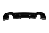 BMW 3 Series E92/E93 2006–2013 Difusor Trasero de Parachoques DPT (para E92 M-Sport, Negro Brillante) foto 5