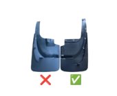 Toyota Land Cruiser 200 2007-2021 Guardabarros traseros 2015-2021 (2 uds, para body kit, anchos) foto 2