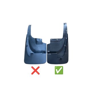 Guardabarros traseros 2015-2021 (2 uds, para body kit, anchos) Toyota Land Cruiser 200 2007-2021 foto 2