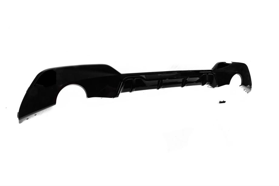 BMW 3 Series G20/G21 2018- Difusor Trasero de Parachoques DPT (para M-Sport 2018-2022, Negro Brillante) Foto 1