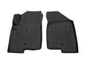 Jeep Compass 2006-2016 Alfombrillas delanteras de goma Stingray 3D (un clip en el lado del conductor, 2 uds) foto 1