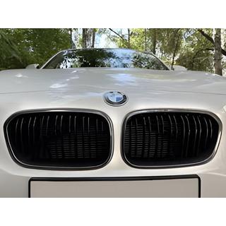 Riñoneras M-Look (2011-2014, Negro Brillante con Bisel Cromado) BMW 1 Series F20/F21 2011-2019 foto 1
