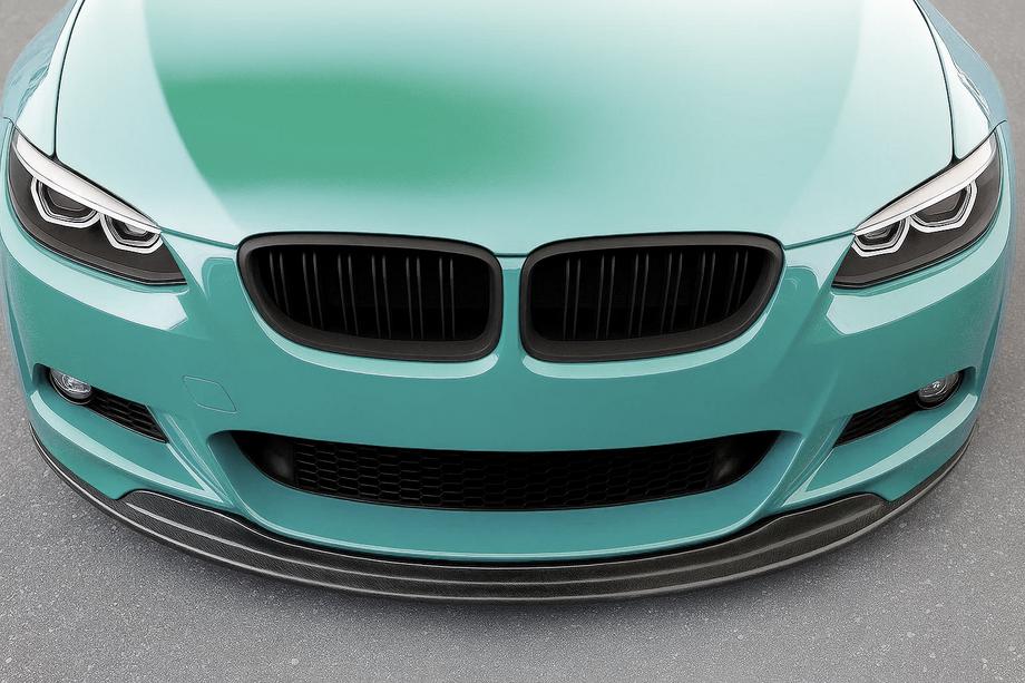 BMW 3 Series E92/E93 2006–2013 Riñoneras M-Look (para 2005-2009, Negro Mate) Image