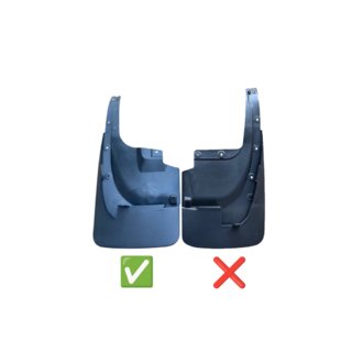 Guardabarros traseros originales 2015-2021 (2 uds, para body kit, estrechos) Toyota Land Cruiser 200 2007-2021 foto 2
