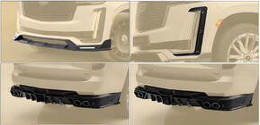 Cadillac Escalade 2020- Kit de carrocería MNR Carbon foto 9