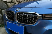 BMW 3 Series F30/F31 2012-2019 Riñoneras Diamond Silver (Marco Cromado) foto 1