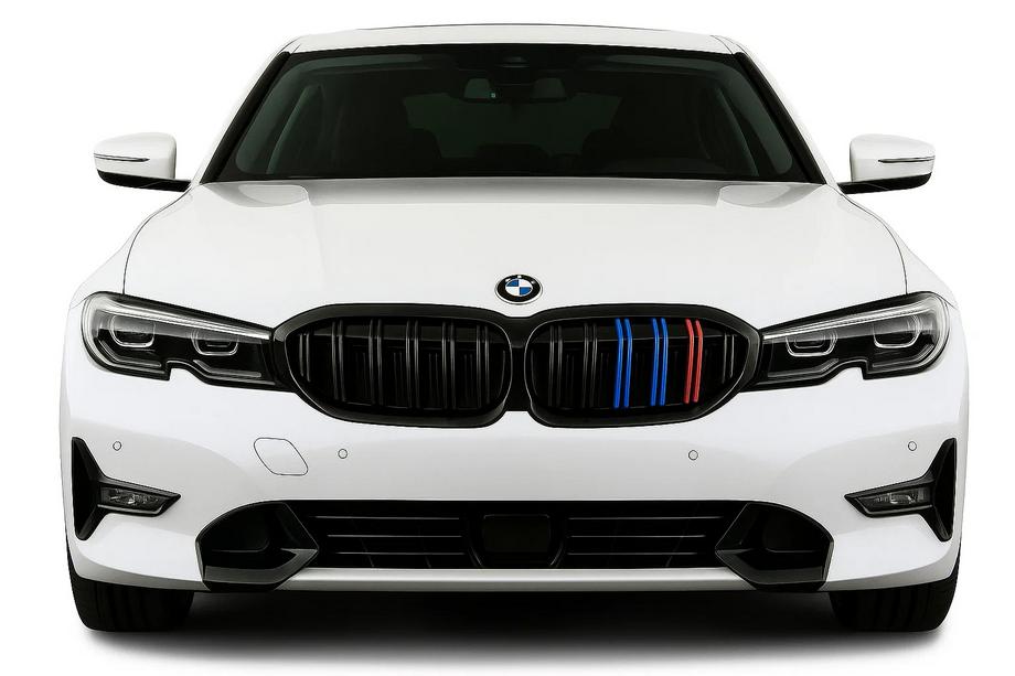 BMW 3 Series G20/G21 2018- Riñoneras M-Look V2 (2018-2022, M-Color con borde negro) Image