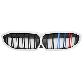 Riñoneras M-Look V2 (2018-2022, M-Color con marco cromado) BMW 3 Series G20/G21 2018- foto 2