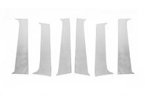Renault Duster 2008–2017 Molduras de Acero Inoxidable para Pilares de Puerta (6 uds) foto 3