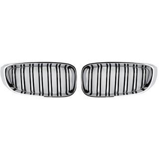 Riñones M-Look (para F34, Negro Brillante con Marco Cromado) BMW 3 Series F34 2013–2020 foto 2
