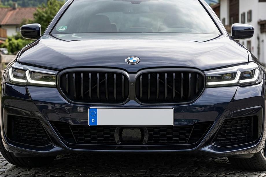BMW Serie 5 G30/G31 2017–2023 Riñones 1 Bar (2021+, Negro Mate) Foto 1