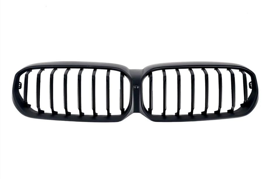 BMW Serie 5 G30/G31 2017–2023 Riñones 1 Bar (2021+, Negro Mate) Foto 4