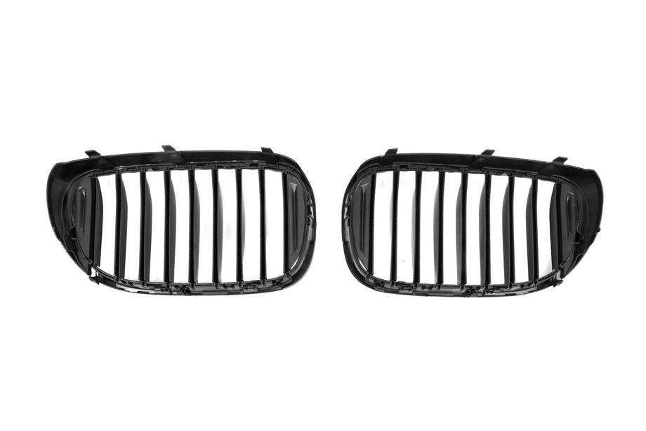 BMW 7 Series G11/G12 2015-2022 Riñoneras 1 Barra (2016-2019, Negro Brillante) Foto 6