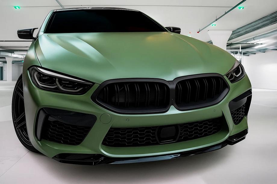 BMW 8 Series G14/G15/G16 2018- Riñoneras M-Look (2018-2022, Negro Mate) Image
