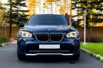 BMW X1 E84 2009-2015 Riñones M-Look (Negro Brillante con Marco Cromado) foto 1