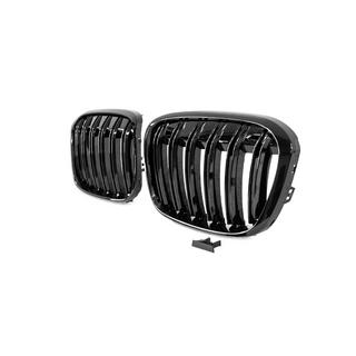 Riñoneras M-Look (2015-2019, Negro Brillante) BMW X1 F48 2015-2022 foto 4