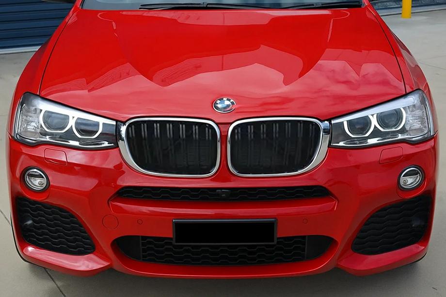 BMW X4 F26 2014-2018 Riñones M-Look (Negro Brillante con Marco Cromado) Foto 1