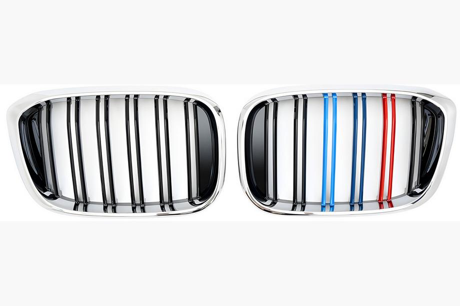 BMW X3 G01 2018- Riñoneras M-Look (2018-2021, M-Color con marco cromado) Foto 2