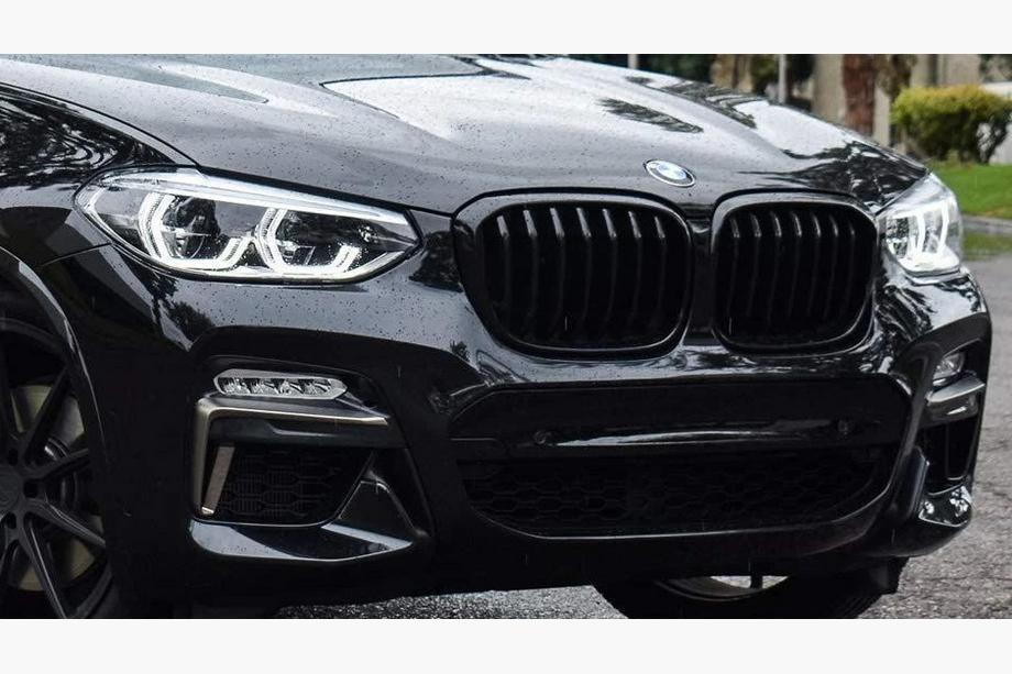 BMW X3 G01 2018- Riñones 1 Bar (2018-2021, Negro Brillante) Foto 3