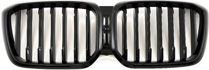 BMW X3 G01 2018- Riñones 1 Bar (2021+, Negro Brillante) foto 2