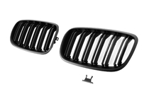 BMW X6 E71 2008–2014 Riñones M-Look (negro mate) foto 4