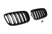 BMW X6 E71 2008–2014 Riñones M-Look (negro mate) foto 5