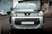 Citroen Berlingo 2008-2018 Cubiertas de parrilla cromadas (2 piezas, acero inoxidable) foto 4