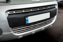 Citroen Berlingo 2008-2018 Cubiertas de parrilla cromadas (2 piezas, acero inoxidable) foto 1