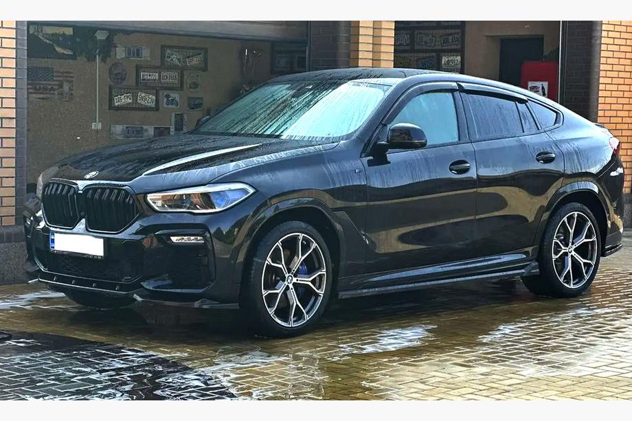 BMW X6 G06 2019–2027 Riñones M-Look (2019-2022, Negro Brillante) Foto 2