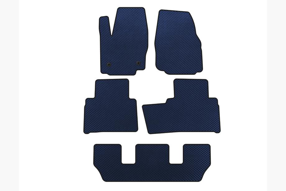 Ford Galaxy 2007-2015 Alfombrillas EVA (3 Filas, Azul) Image