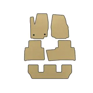 Alfombrillas EVA (3 Filas, Beige)