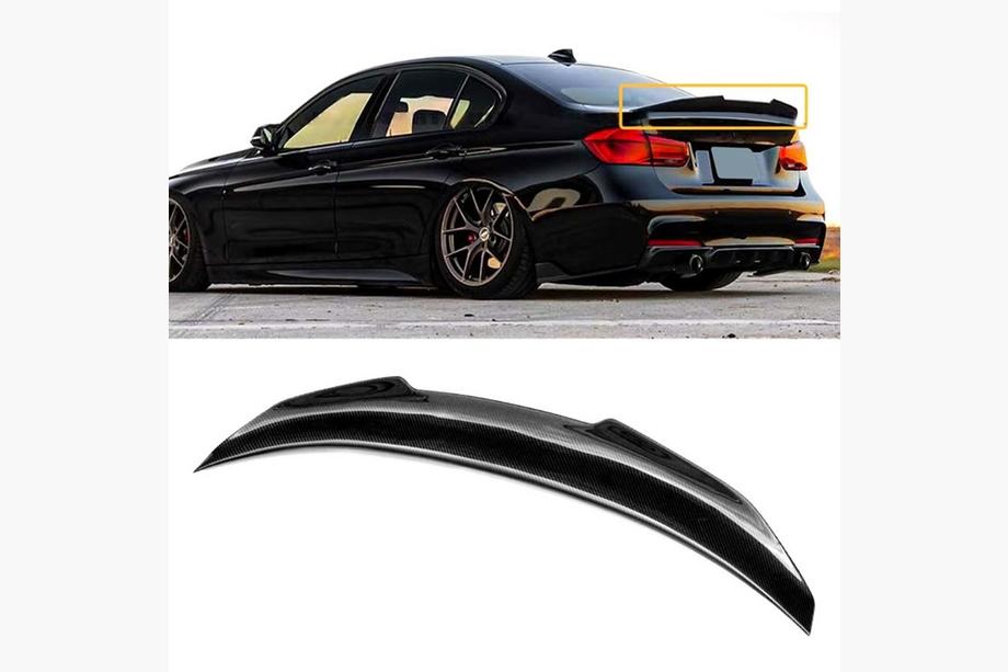 BMW 3 Series F30/F31 2012-2019 Alerón PSM-Style (para F30/F80, Negro Brillante) Foto 8