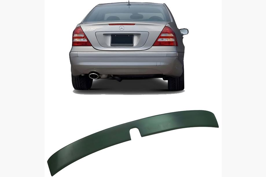 Mercedes C-class W203 2000-2007 Alerón Trasero DPT (SD, Negro Brillante) Image