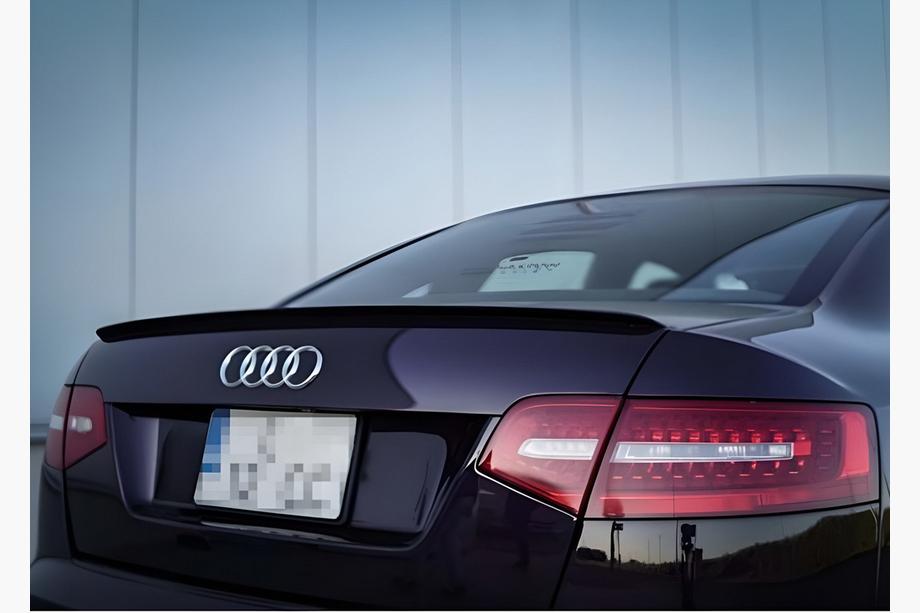 Audi A6 C6 2004-2011 Alerón DPT (Negro Brillante) Image