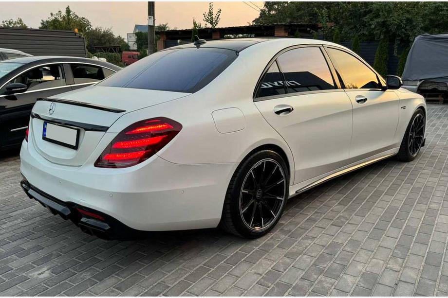 Mercedes S-class W222 2013-2022 Difusor trasero BRB (imprimado, 2018+) Image