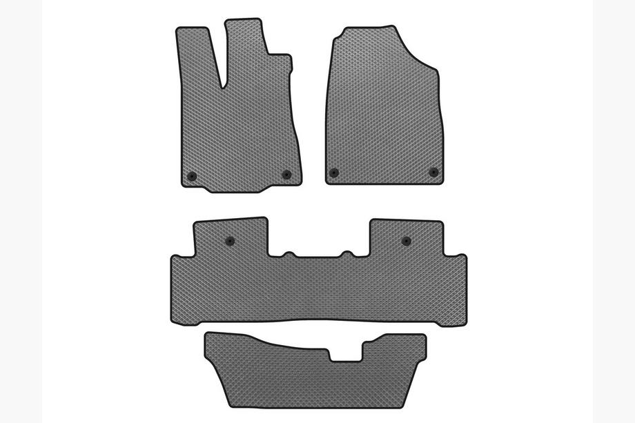 Acura MDX 2013-2020 Alfombrillas EVA (3 Filas, Gris) Image