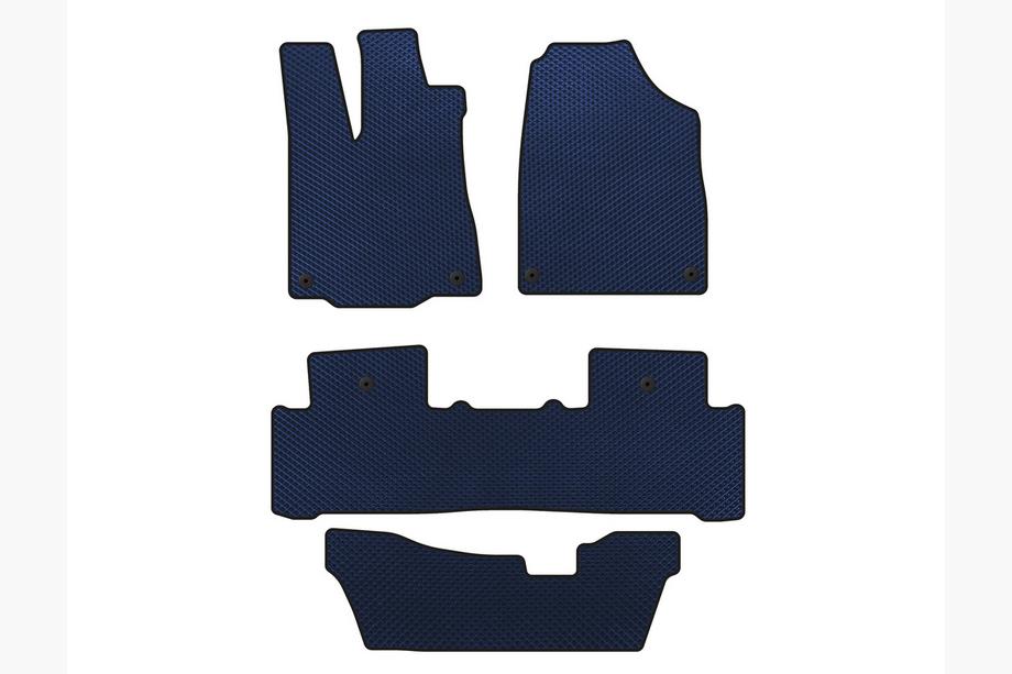 Acura MDX 2013-2020 Alfombrillas EVA (3 Filas, Azul) Image