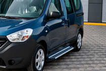 Renault Dokker 2013-2022 Estribos laterales Allmond Grey (2 uds., aluminio) foto 1