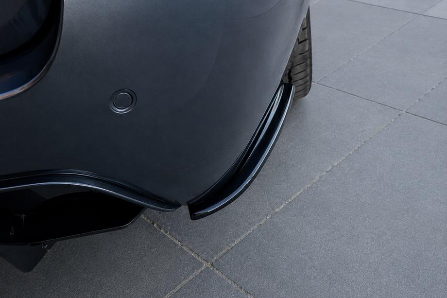 BMW 5 Series E60/E61 2003-2010 Extensiones Traseras Flap DPT (Negro Brillante) Foto 3
