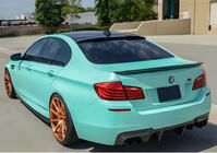 BMW 5 Series F10/F11 2010–2016 Alerón Trasero M4-Style V2 (para F10, Negro Brillante) foto 1