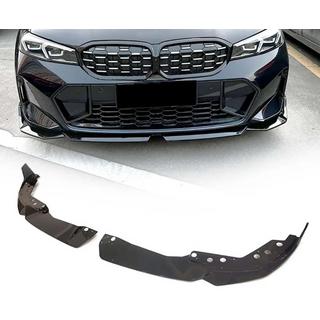Splitter delantero DPT V-2 (para 2022+, M Technic, Negro Brillante) BMW 3 Series G20/G21 2018- foto 1